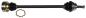 Preview: 16860 Thin drive shaft Cardan shaft right VW Golf 2/3 G60 Bolt circle: 4x 100